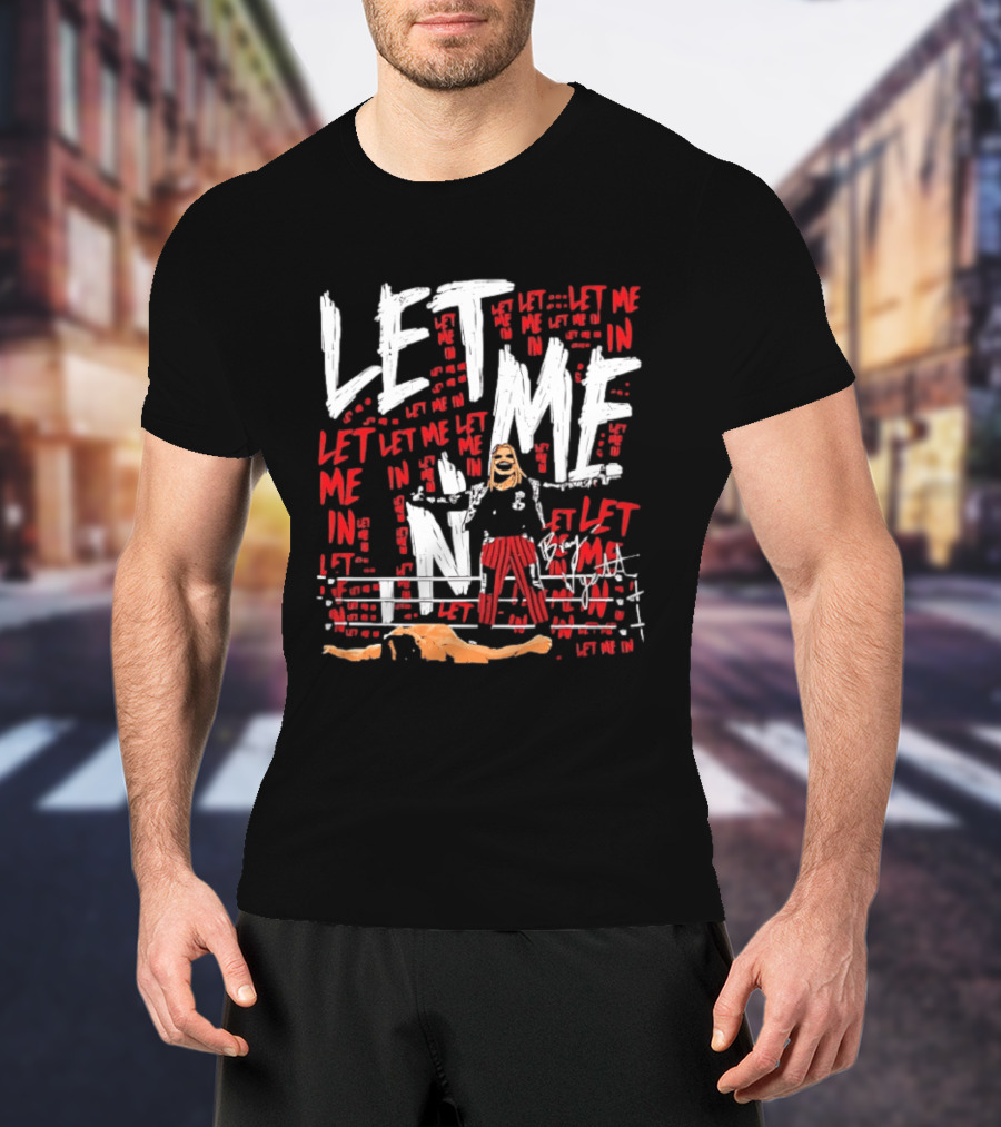 Bray Wyatt The Fiend Let Me In Wrestling Graffiti T-Shirt