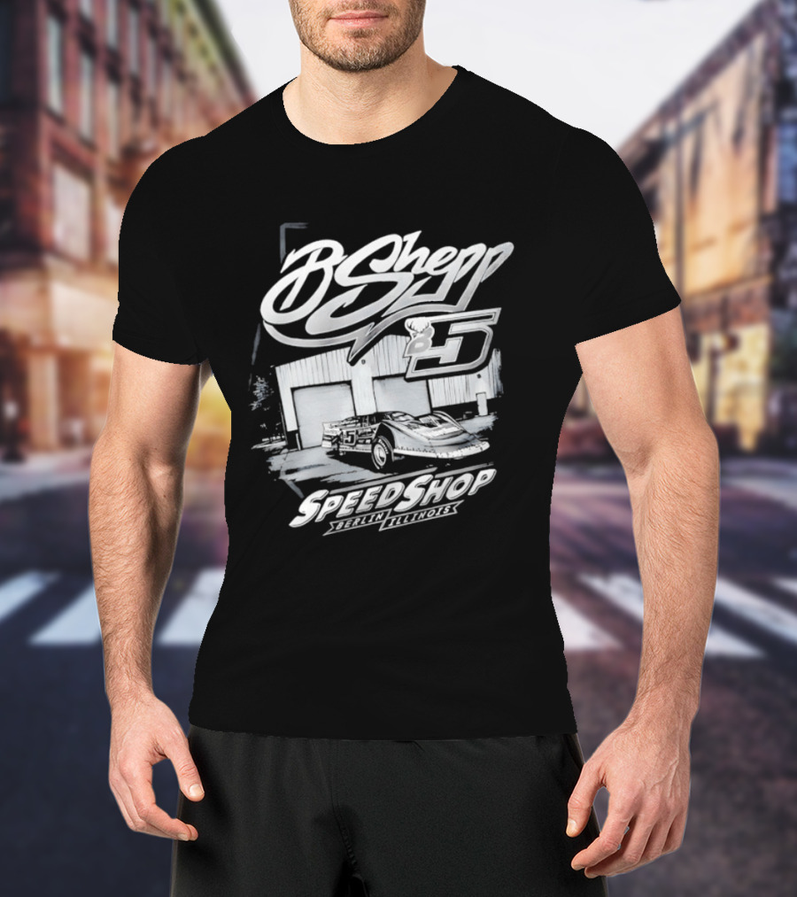 BShepp 5 Speedshop Racing Berlin Illinois T-Shirt