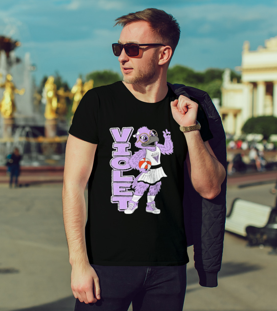 Golden State Valkyries Oaklandish Violet Mascot Basketball T-Shirt