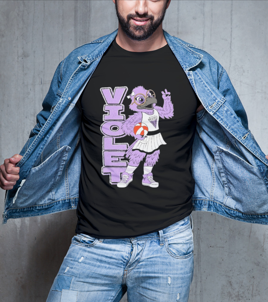 Golden State Valkyries Oaklandish Violet Mascot Basketball T-Shirt