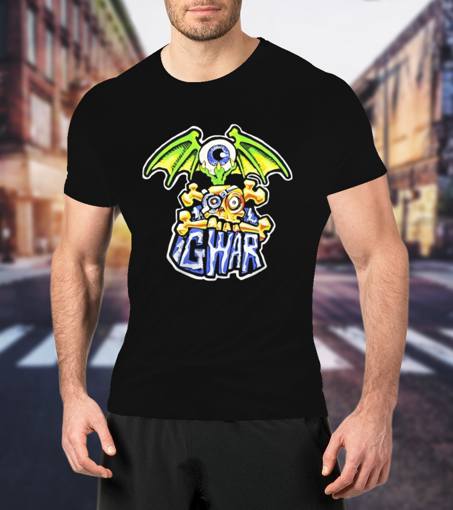 Gwar Winged Eyeball Skull Heavy Metal T-Shirt
