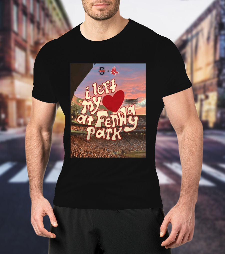 Cleveland Guardians Boston Red Sox I Left My Heart At Fenway Park T-Shirt