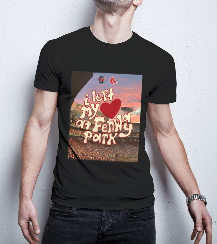 Cleveland Guardians Boston Red Sox I Left My Heart At Fenway Park T-Shirt