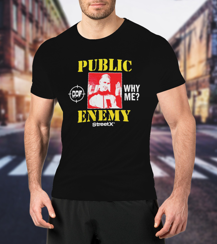 Dan Richardson Western Bulldogs Public Enemy Why Me StreetX DDF T-Shirt