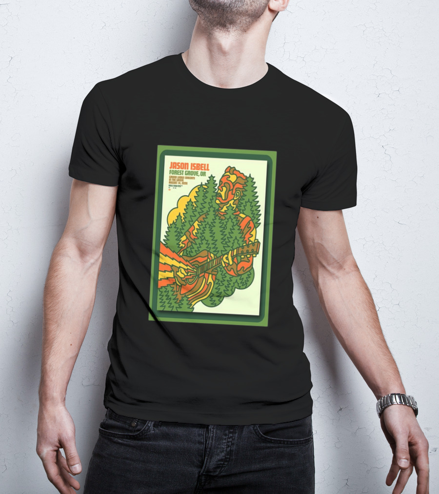 Jason Isbell Forest Grove OR Grand Lodge Concerts Aug 14 2026 T-Shirt