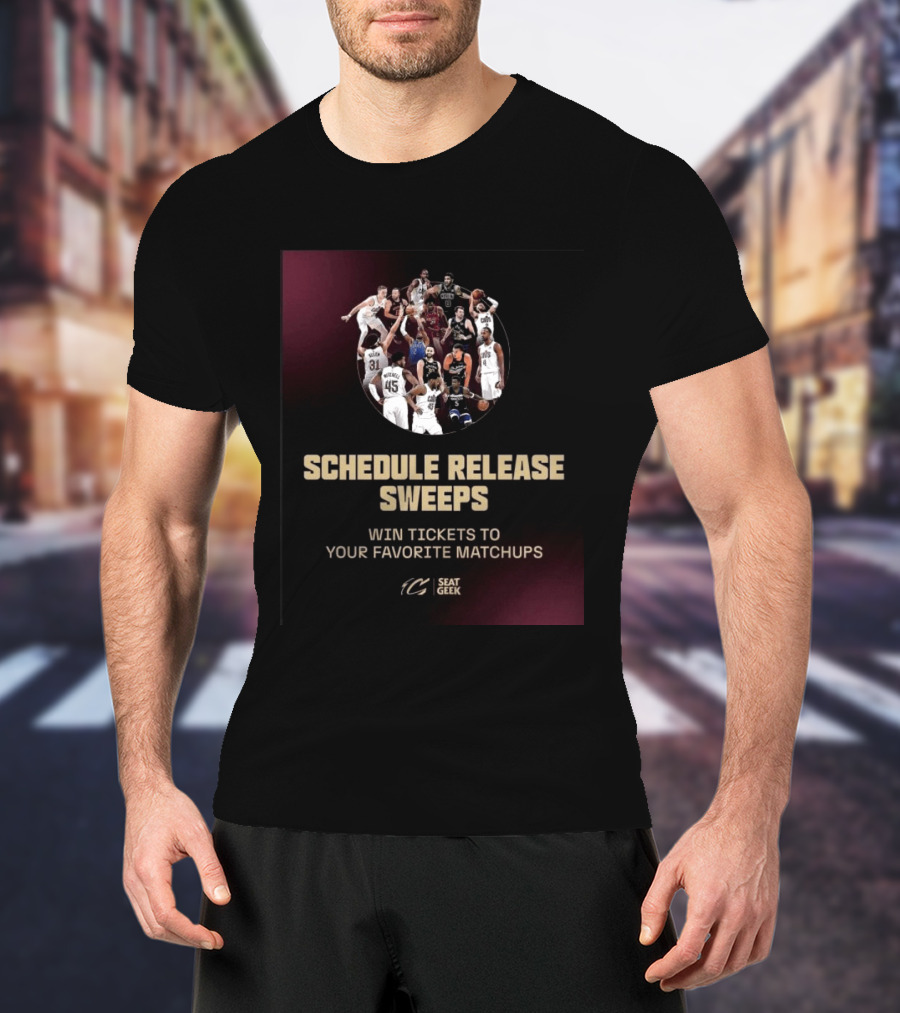 Schedule Release Sweeps Win Tickets To Your Favorite Matchups Seatgeek T-Shirt