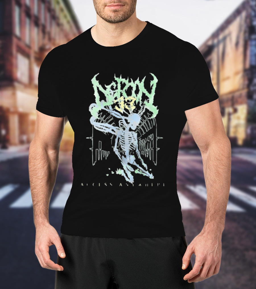 Neron 13 Skeleton Access Anywhere Metal Band T-Shirt