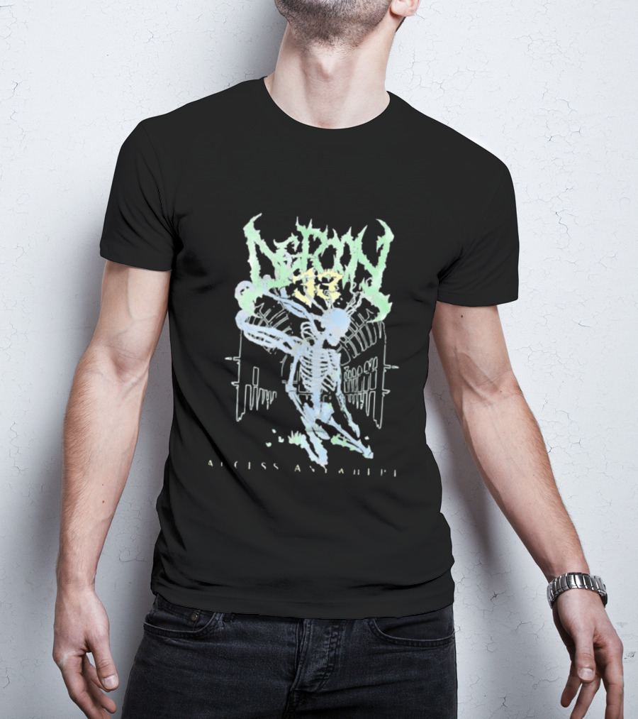 Neron 13 Skeleton Access Anywhere Metal Band T-Shirt