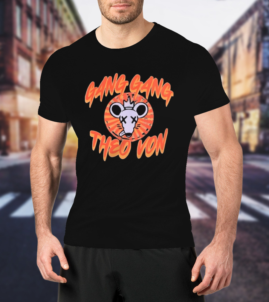 Theo Von Gang Gang Rat Comedy Podcast T-Shirt