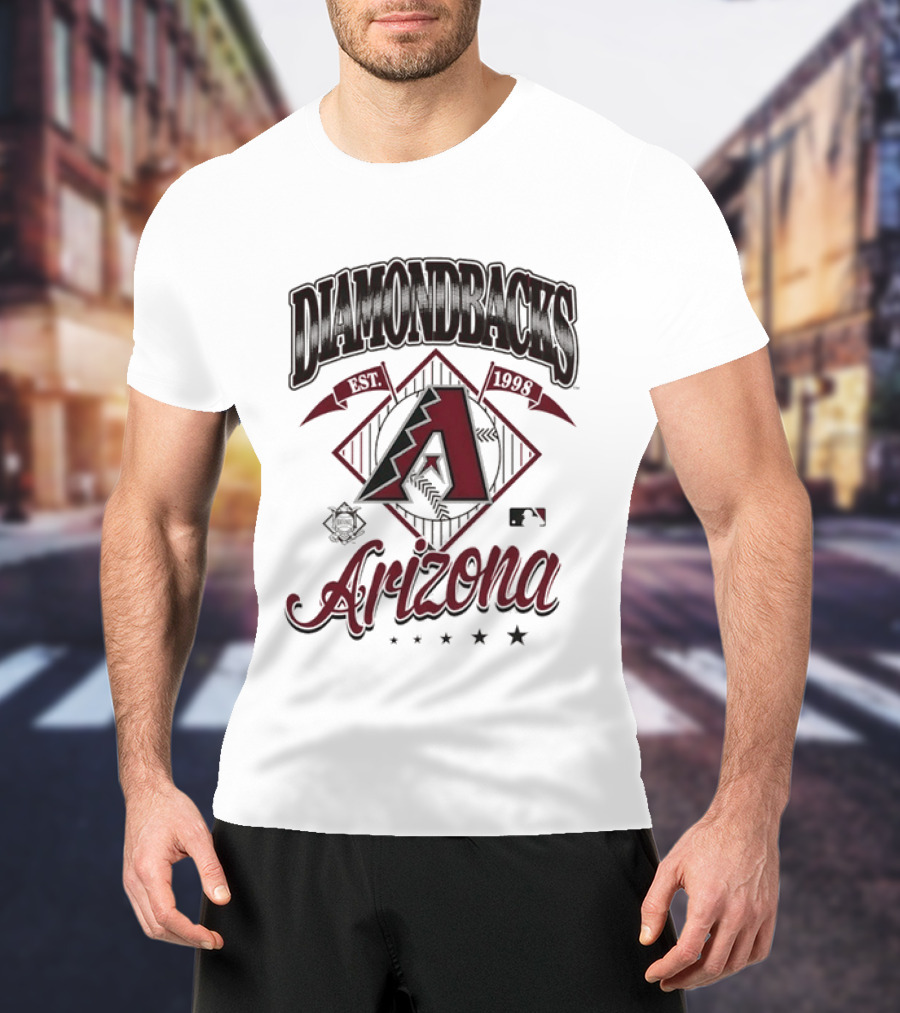 Arizona Diamondbacks Est 1998 Team A Logo MLB T-Shirt