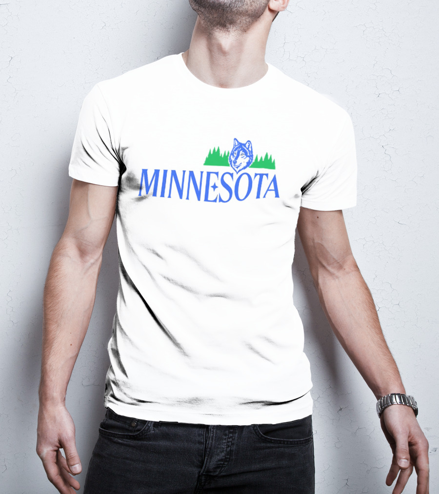 Minnesota Timberwolves Wolf Forest T-Shirt
