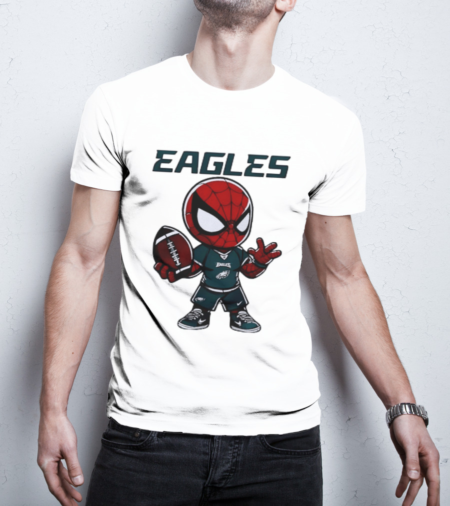 Spider Man Eagles Football Jersey Personalized Philadelphia Edition T-Shirt