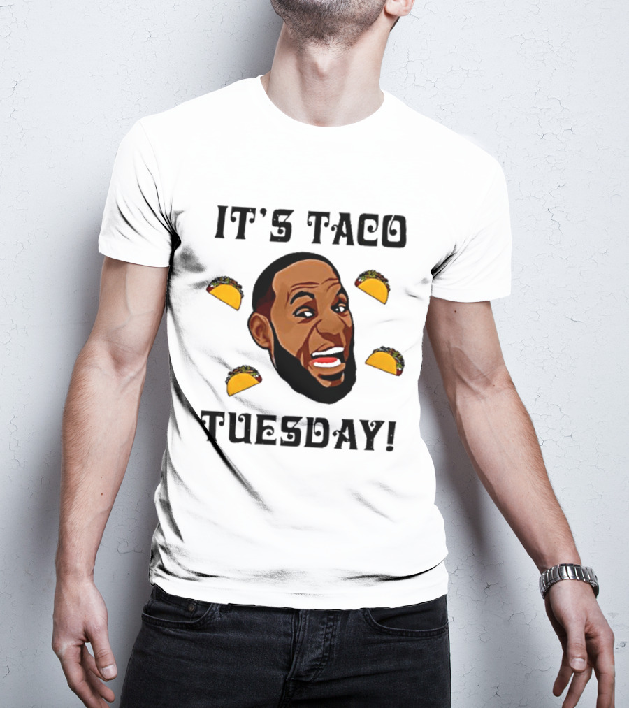 It's Taco Tuesday Meme Face With Tacos T-Shirt