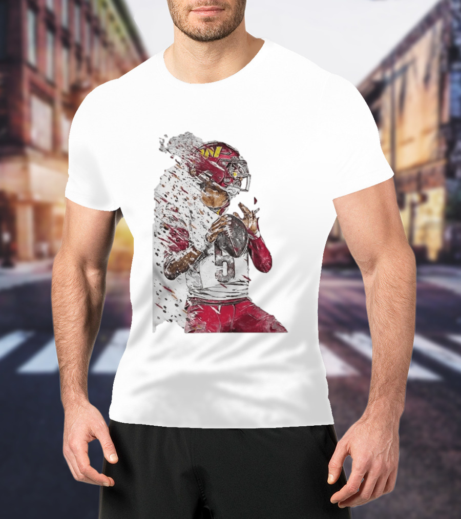 Jayden Daniels Washington Commanders Quarterback Football T-Shirt