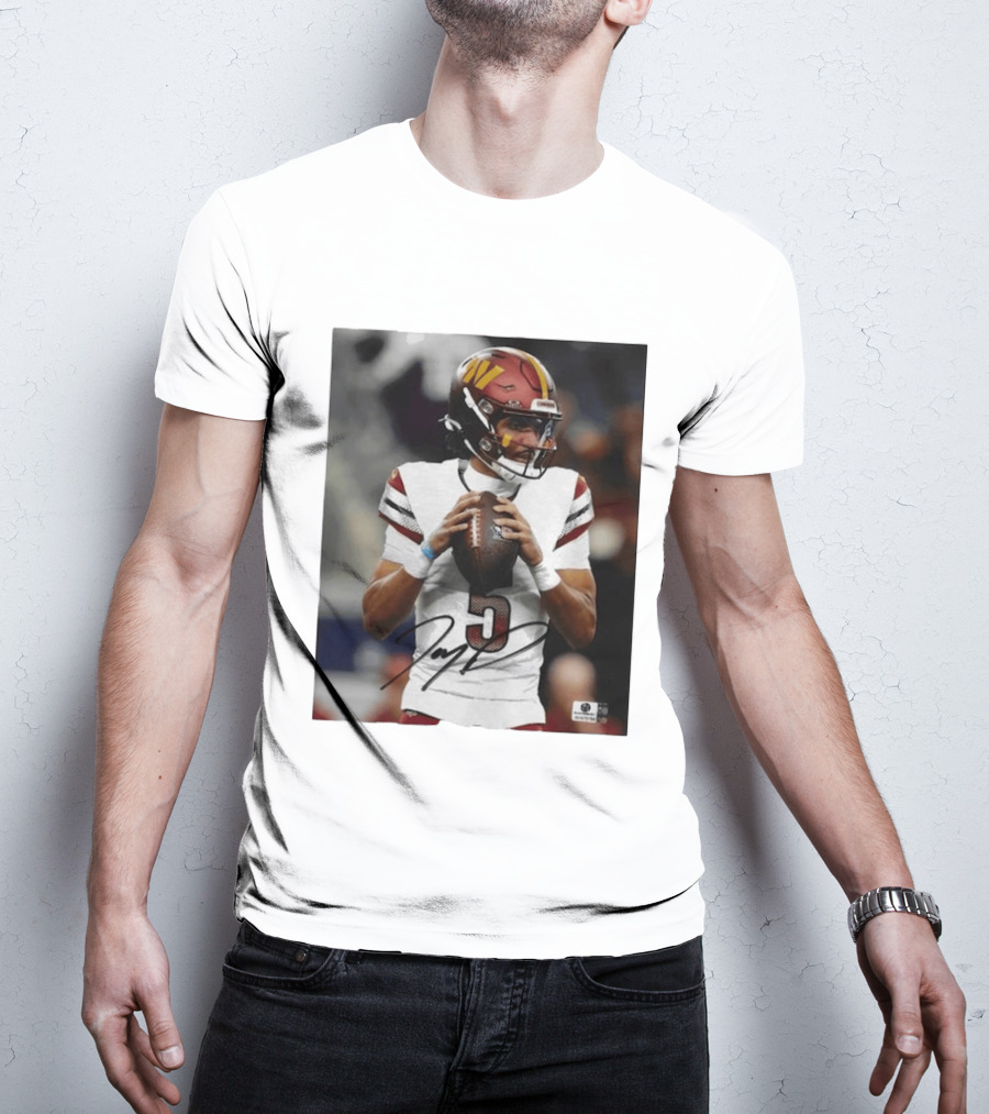 Jayden Daniels Washington Commanders Football Player Number 3 T-Shirt