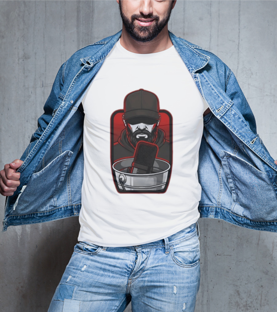 Pat McAfee Show Podcast Host Sports Enthusiast Iconic Microphone T-Shirt