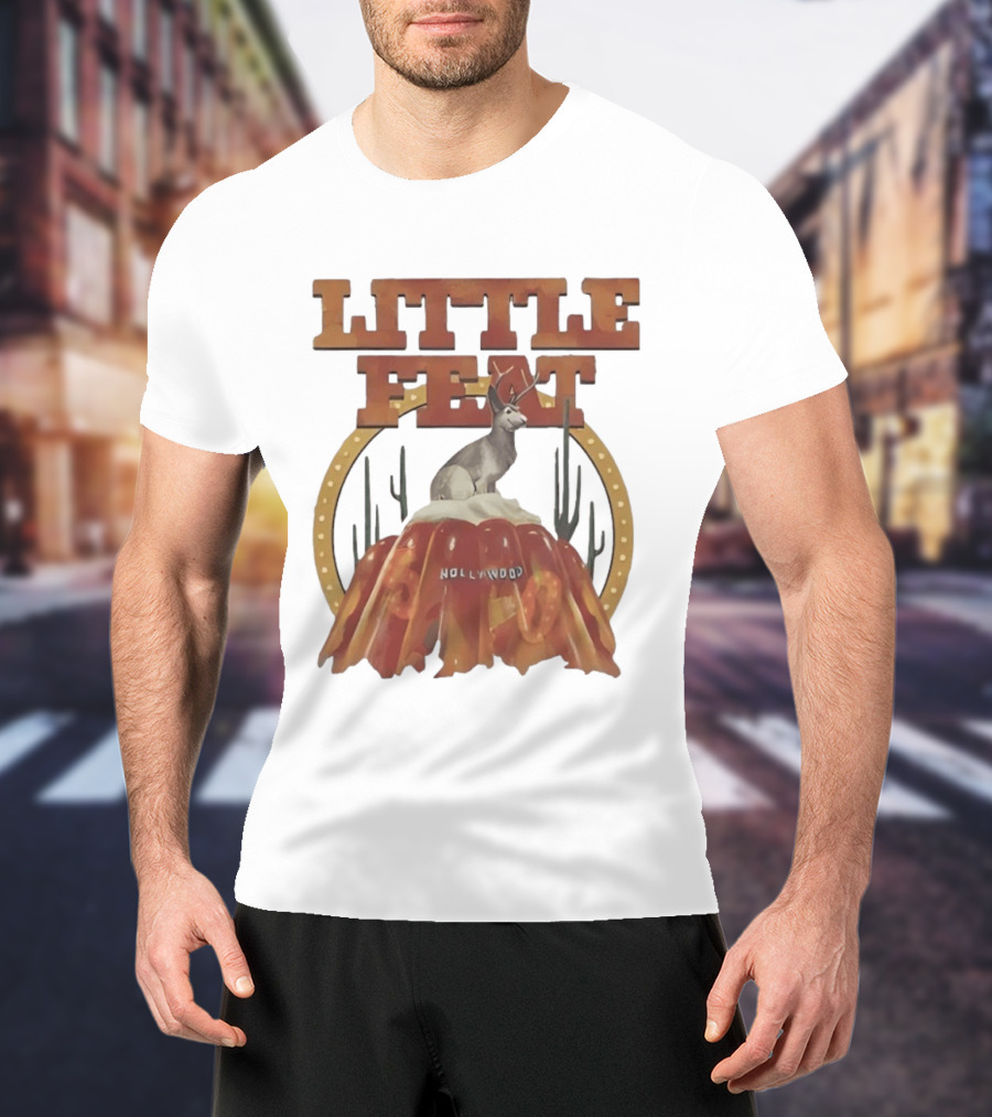Little Feat Fifty Years Hollywood Record Album Antelope And Cactus T-Shirt