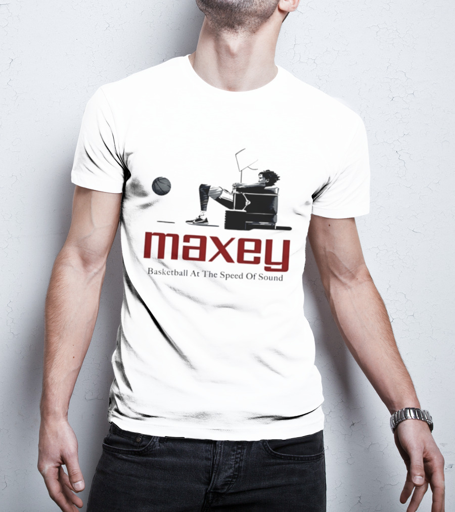 Maxey Basketball At The Speed Of Sound T-Shirt