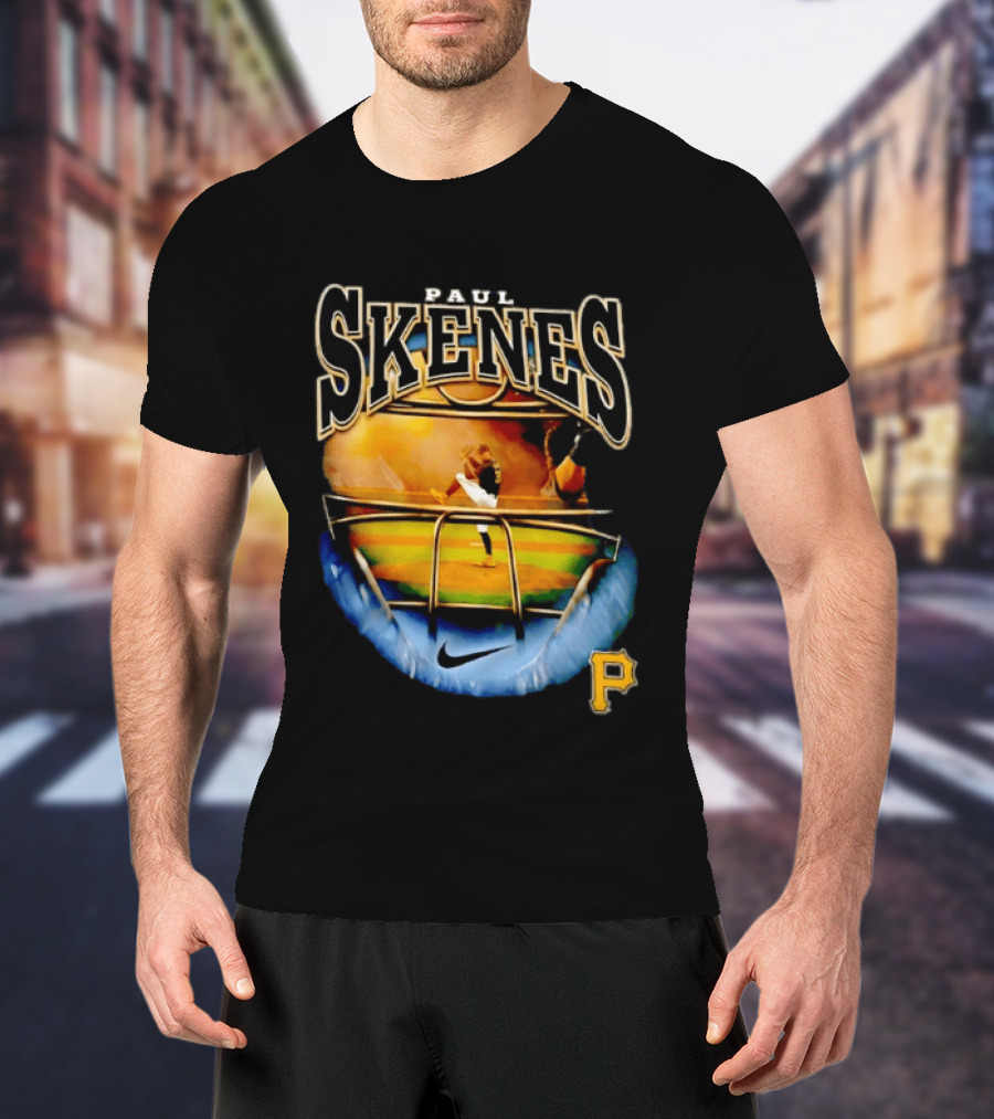 Paul Skenes Pittsburgh Pirates Ballpark Action Nike T-Shirt