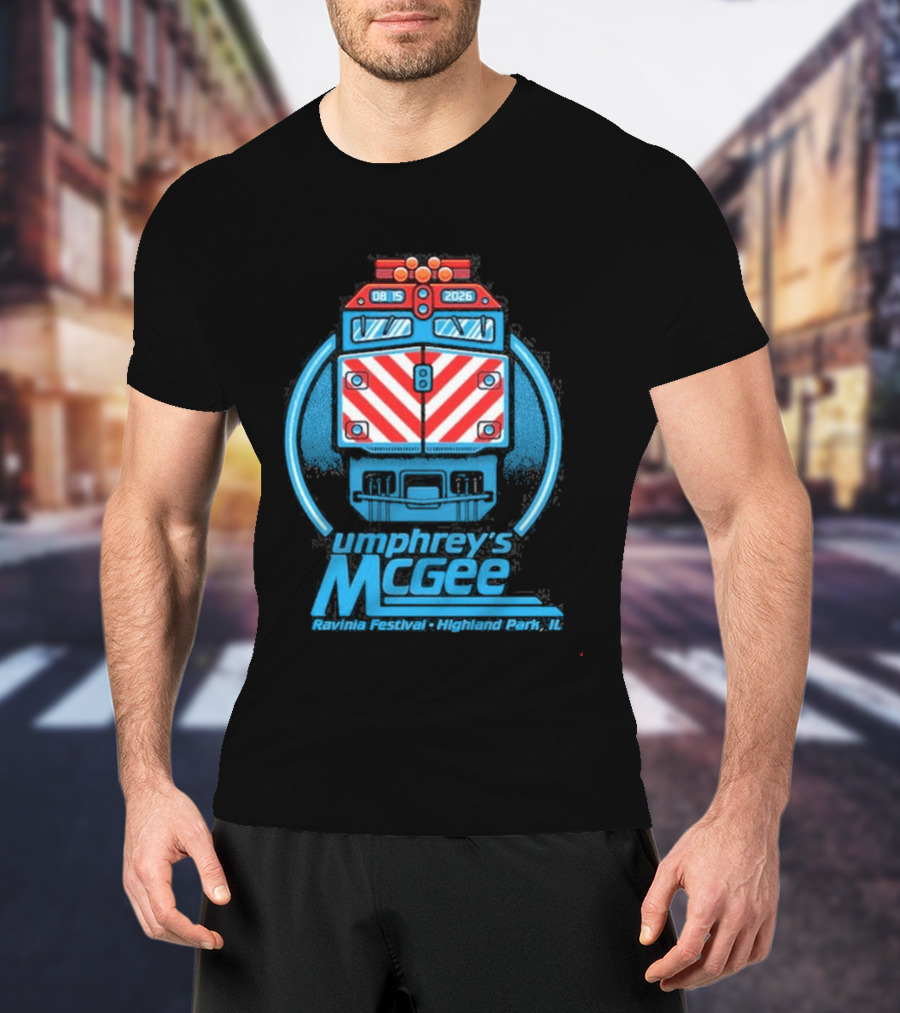 Highland Park IL 08.15.2026 Umphrey's McGee Tour Train T-Shirt