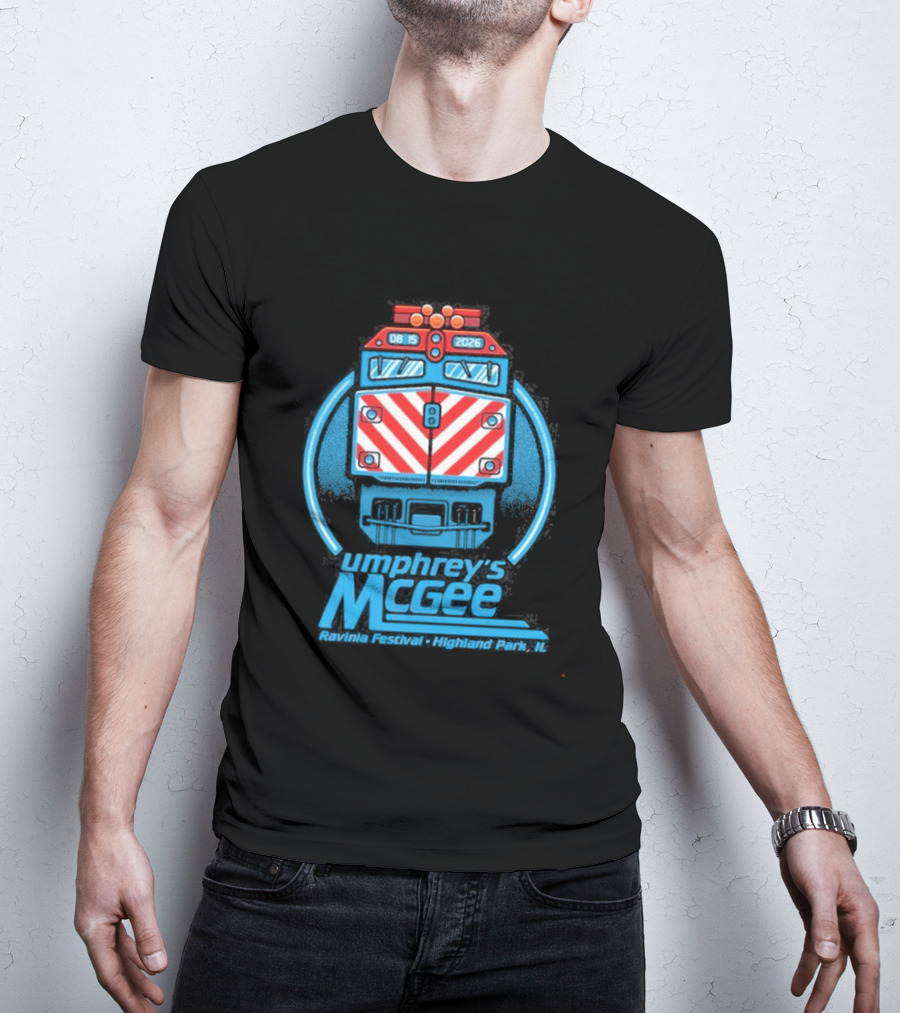 Highland Park IL 08.15.2026 Umphrey's McGee Tour Train T-Shirt