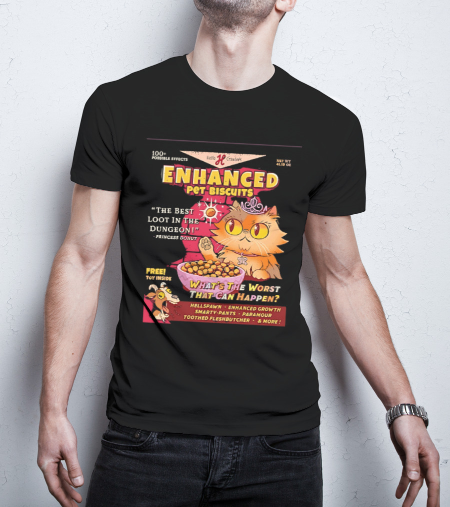 Enhanced Pet Biscuits Princess Donut Best Loot In The Dungeon T-Shirt