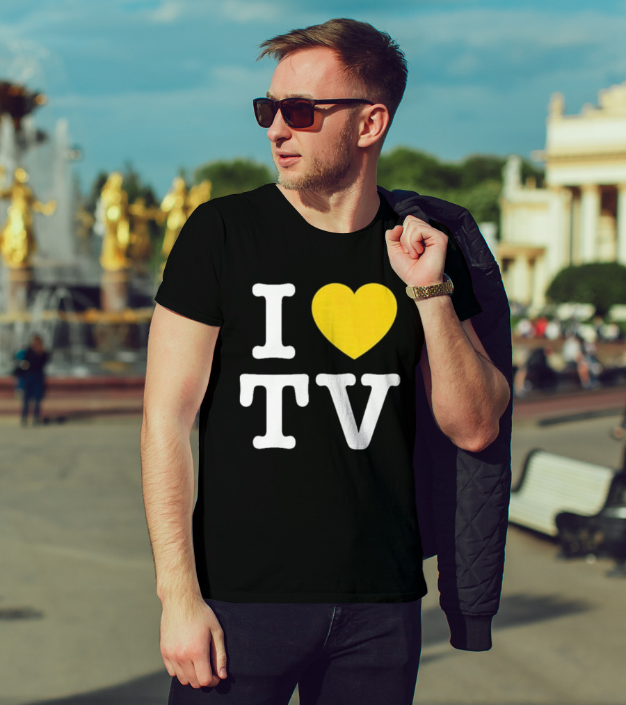 Hivemind I Love TV Heart T-Shirt