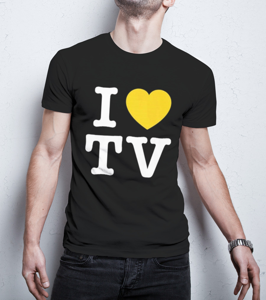 Hivemind I Love TV Heart T-Shirt