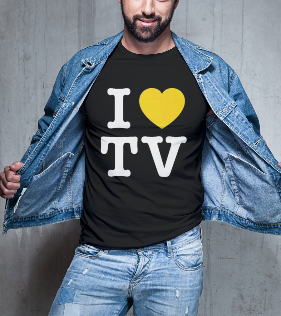 Hivemind I Love TV Heart T-Shirt