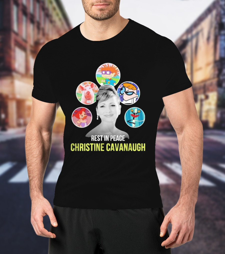 Rest In Peace Christine Cavanaugh Chuckie Dexter Babe Gosalyn Globehornet T-Shirt