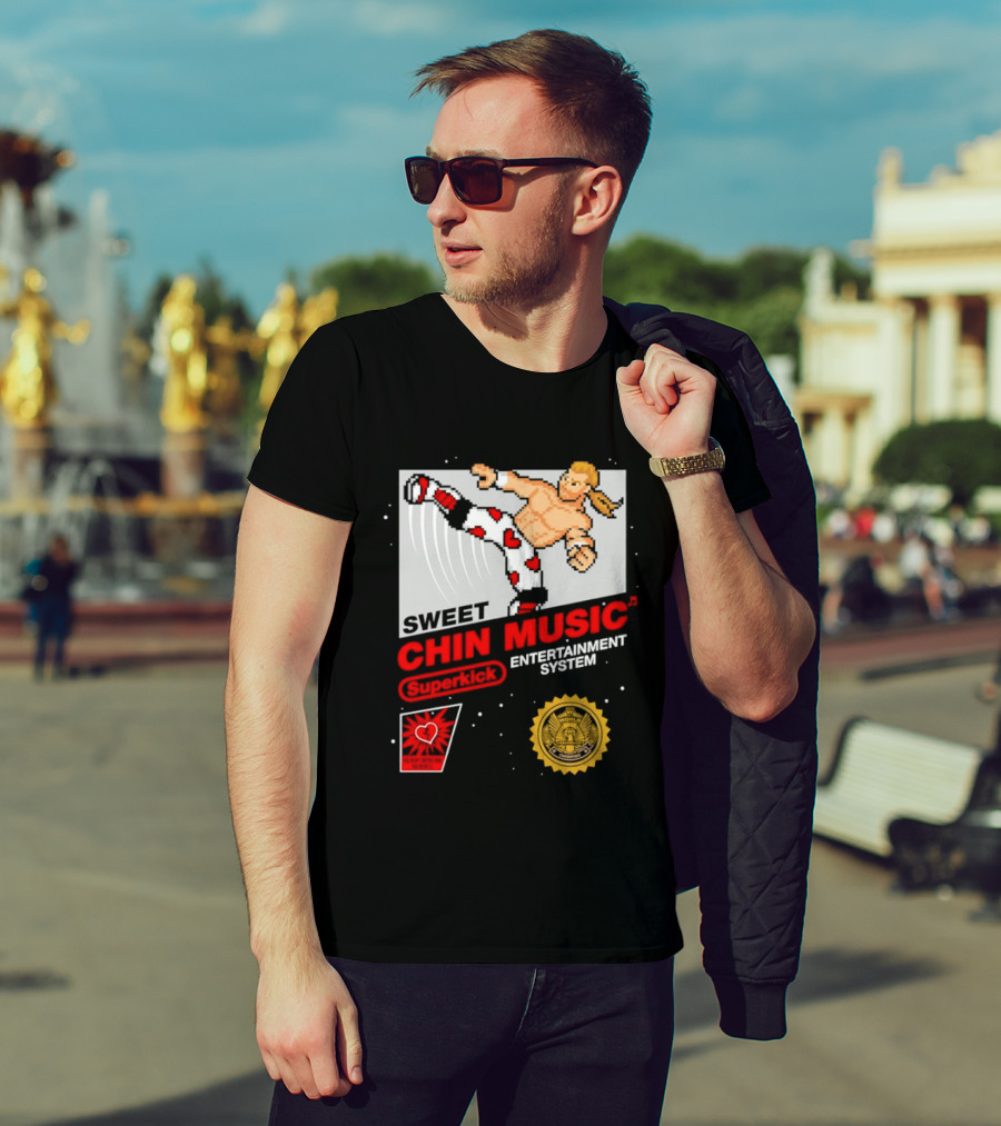 Sweet Chin Music Heartbreak Kid Entertainment System Series T-Shirt
