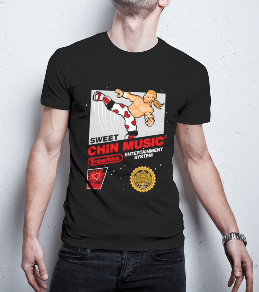 Sweet Chin Music Heartbreak Kid Entertainment System Series T-Shirt