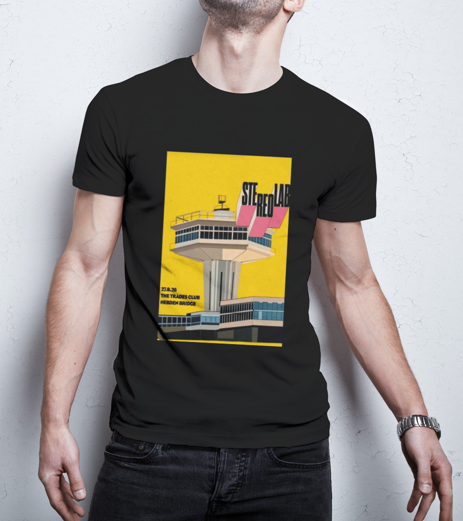Stereolab 27.8.26 Hebden Bridge The Trades Club T-Shirt