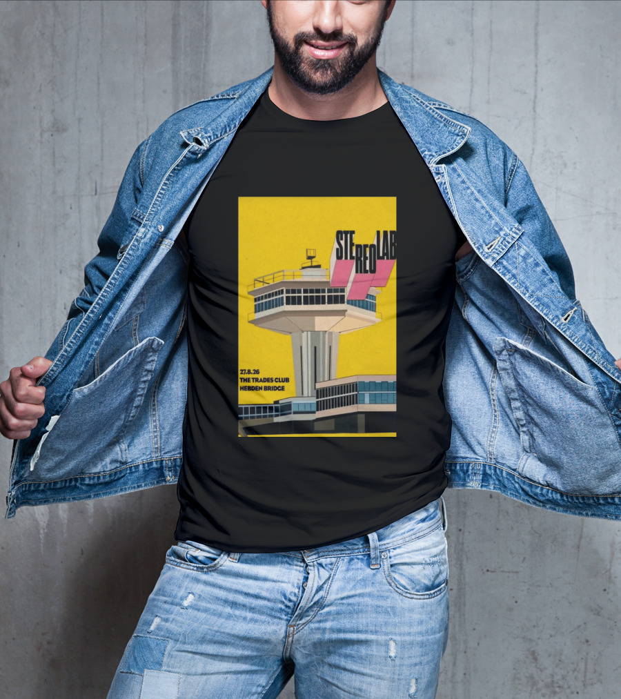Stereolab 27.8.26 Hebden Bridge The Trades Club T-Shirt