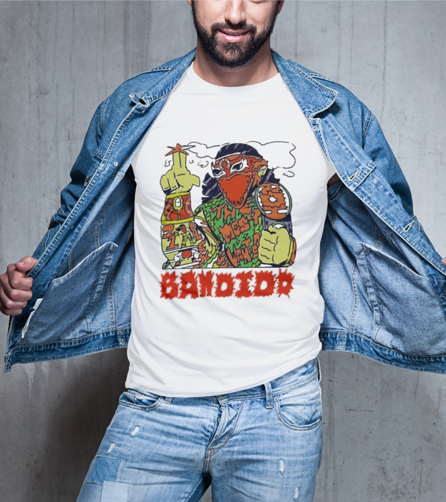 Most Wanted Bandido Lucha Libre Wrestler Suplex Champion T-Shirt