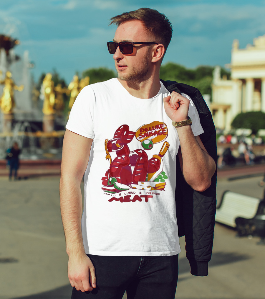 Deluxe Sausage Cured Premium Meat T-Shirt