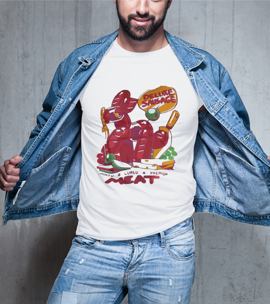 Deluxe Sausage Cured Premium Meat T-Shirt