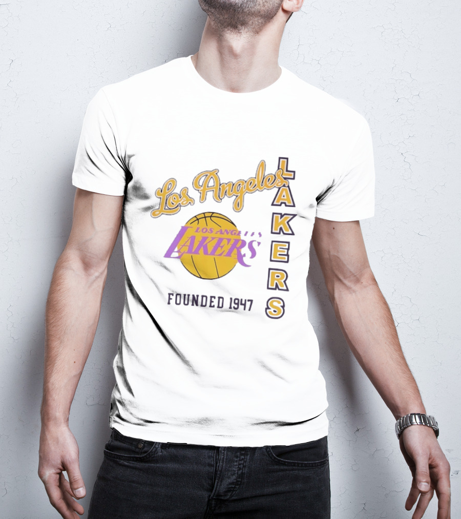 Los Angeles Lakers Founded 1947 NBA Basketball Team T-Shirt