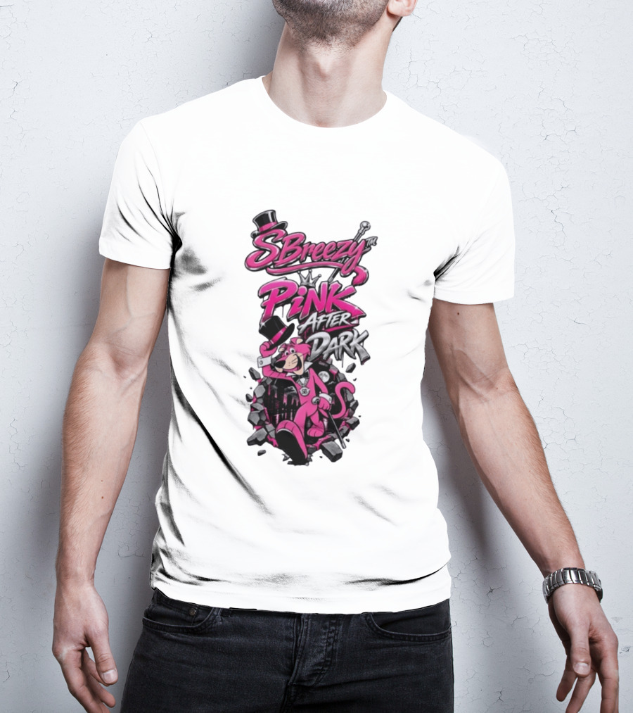SBreezy Pink After Dark Cartoon T-Shirt