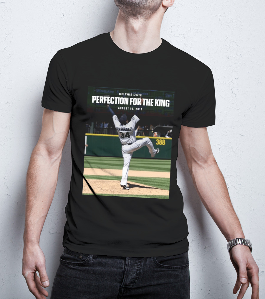 On This Date Perfection For The King Hernandez 34 August 15 2012 T-Shirt