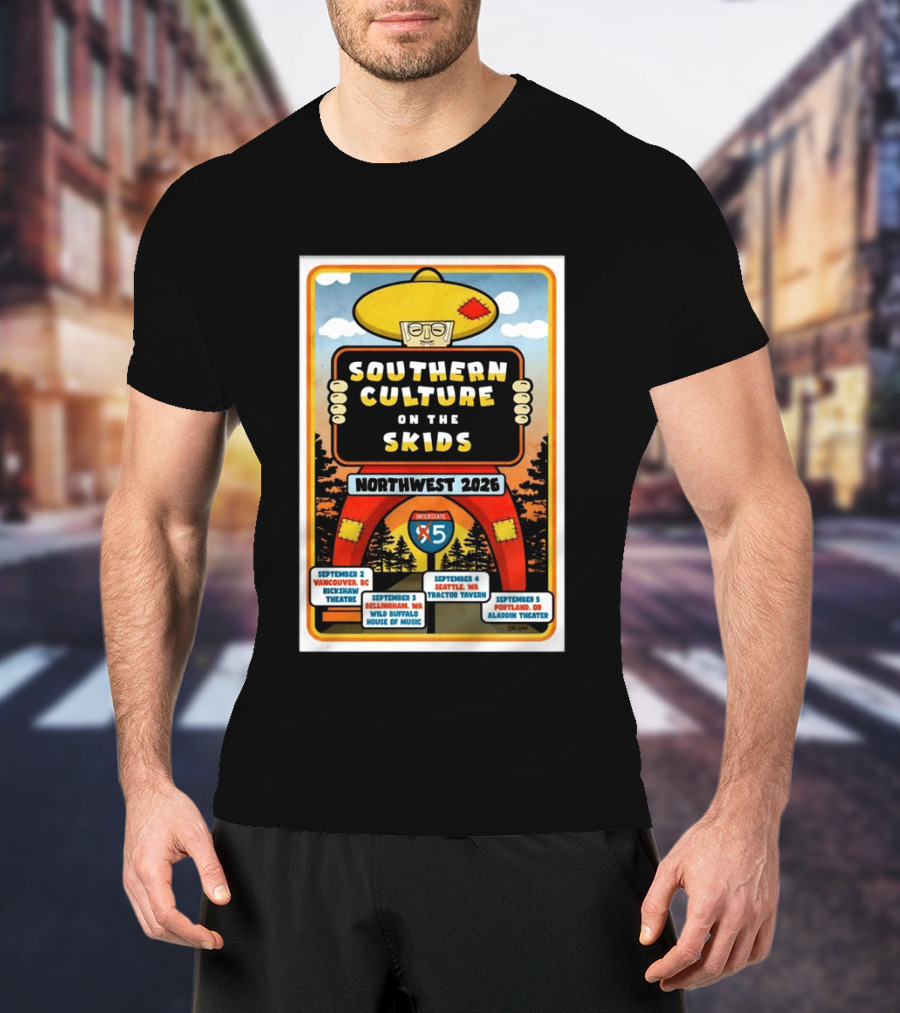 Southern Culture On The Skids Northwest 2026 Tour Vancouver Seattle Portland T-Shirt