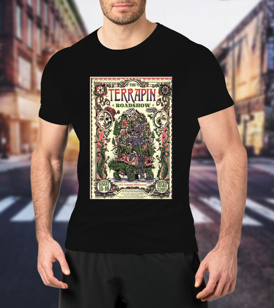 Terrapin Roadshow August 15 16 2026 Salty Gebhardt Amphitheater Truckee California T-Shirt