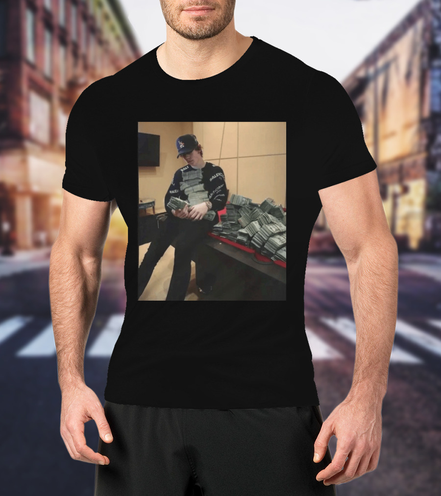 Balenciaga Black Stacks Of Cash T-Shirt