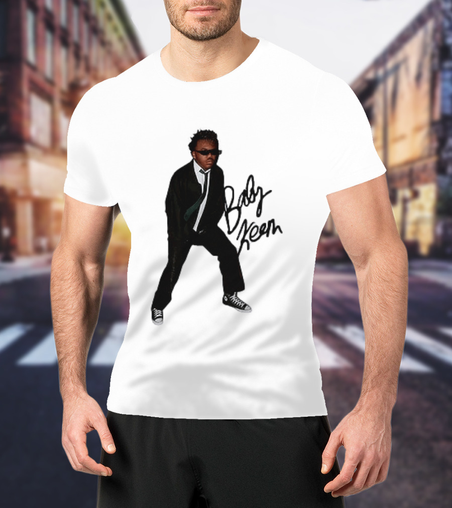 PgLang Baby Keem Cool Pose Sunglasses Suit Sneakers T-Shirt