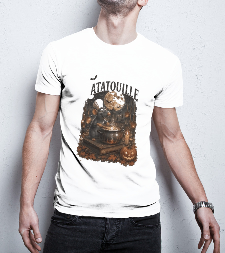 Ratatouille Halloween Cooking Adventure With Pumpkin And Chef Mouse T-Shirt