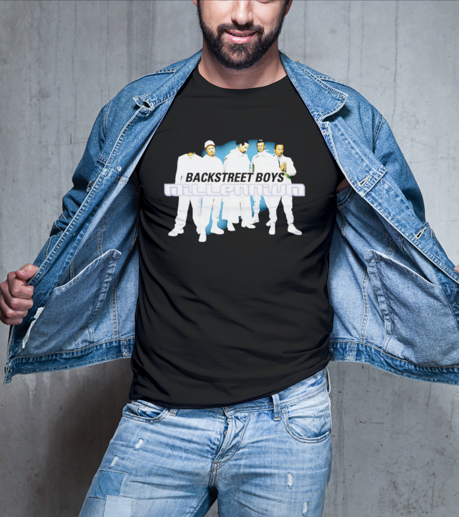 Backstreet Boys Millennium 90s Pop Boy Band Iconic Album Cover T-Shirt