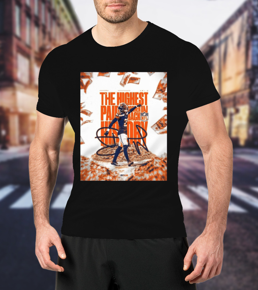 Devon Witherspoon NFL The Highest Paid Cornerback In History T-Shirt