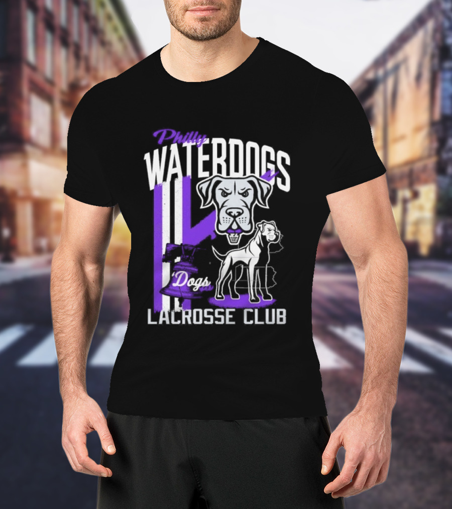 Philly Waterdogs Lacrosse Club Dogs Philadelphia T-Shirt