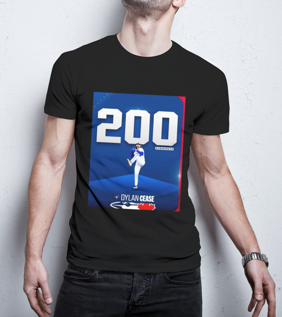 Dylan Cease 200 Strikeouts Baseball Pitcher T-Shirt