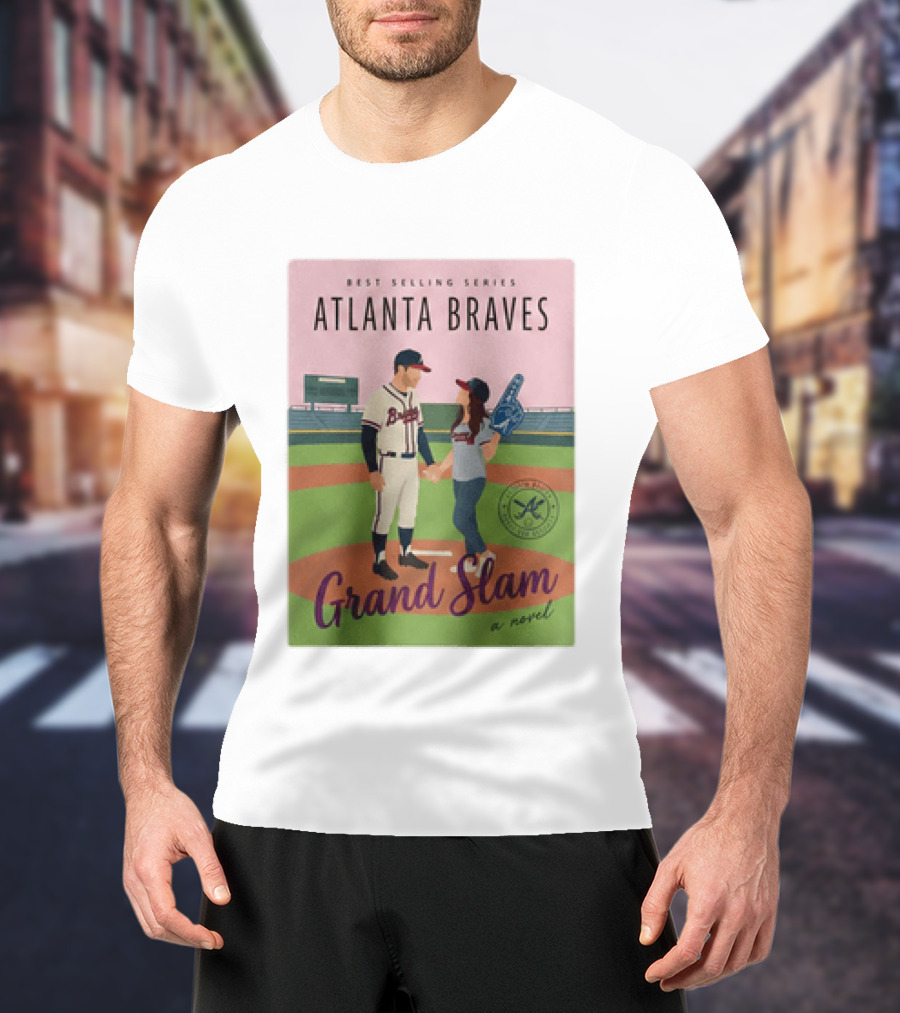 Atlanta Braves Best Selling Series Grand Slam Novel 2026 Giveaway T-Shirt